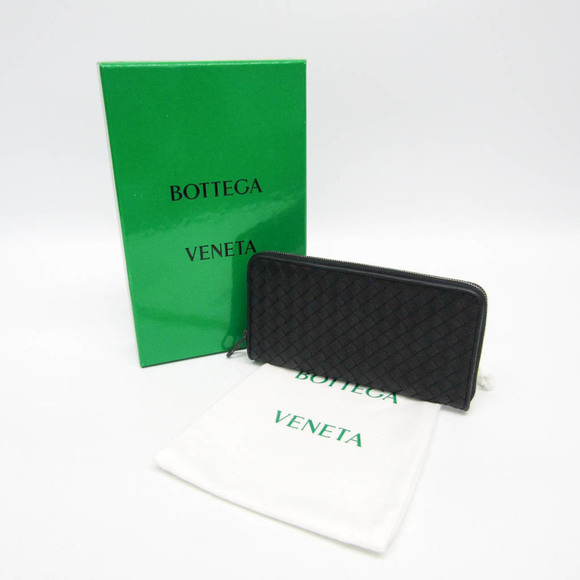 BOTTEGA VENETA Black Leather Intrecciato Wallet - Picture 2 of 13
